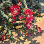 Paducah Cactus, 36x30, oil on board