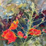 Pride of Barbados, 30x36, oil on board
